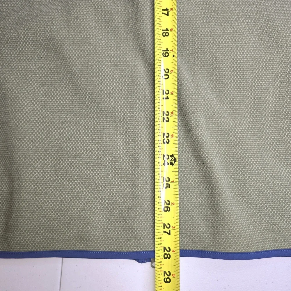 SOUTHERN TIDE Men's XL Tide To Trail Blue Green Hucksley Vest Zip‎ Pockets -1548